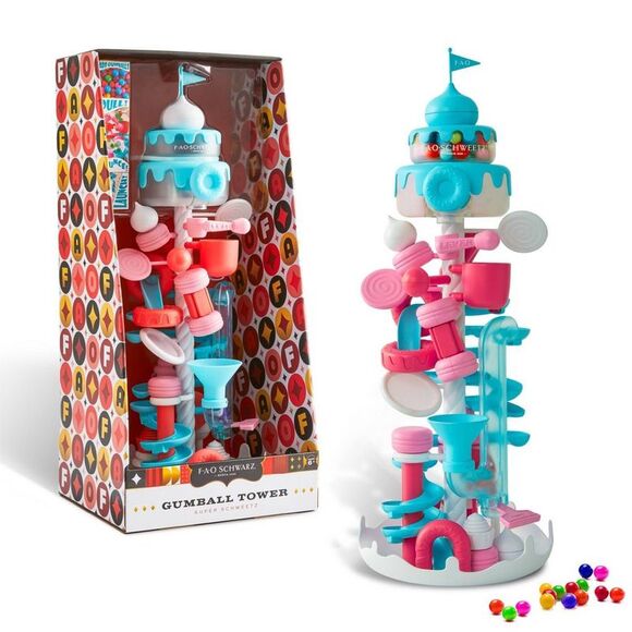 FAO Schwarz -  Plastic Gumball Tower Kids Gifts for H Blue - Picture 1 of 4